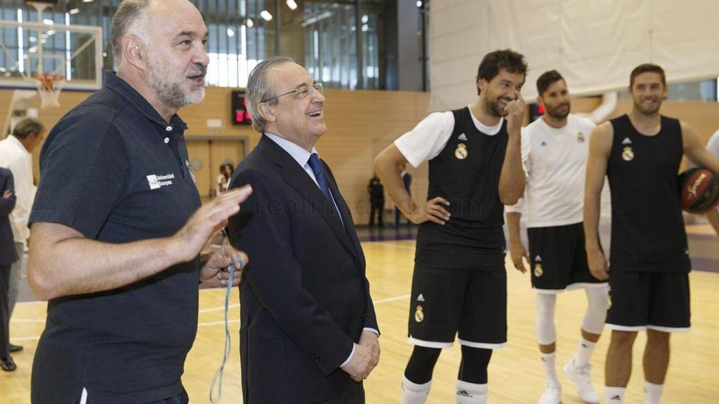 Florentino Pérez y Pablo Laso