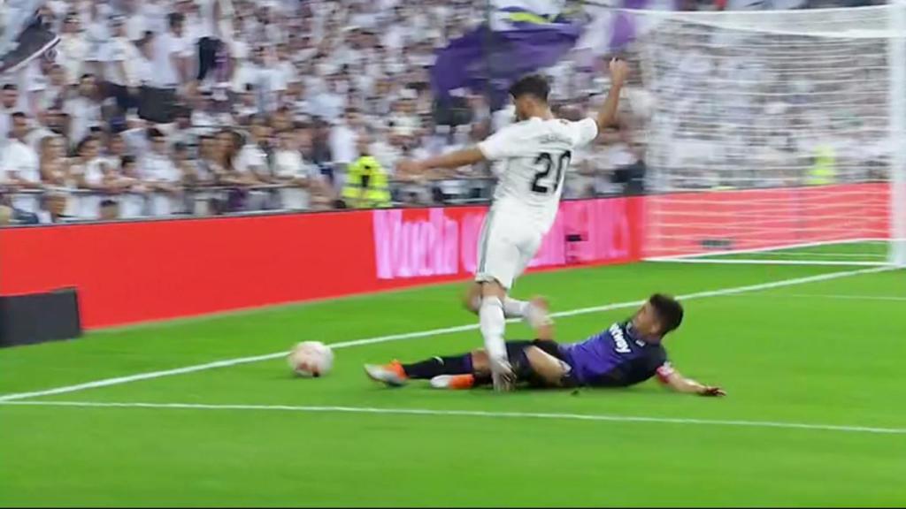 Penalti sobre Marco Asensio