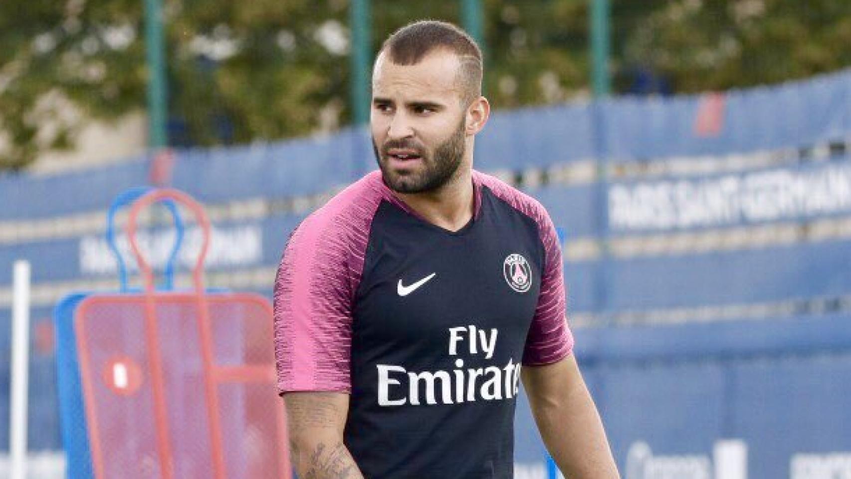 Jesé Rodríguez entrena con el PSG. Foto: Twitter (@JeseRodriguez10)