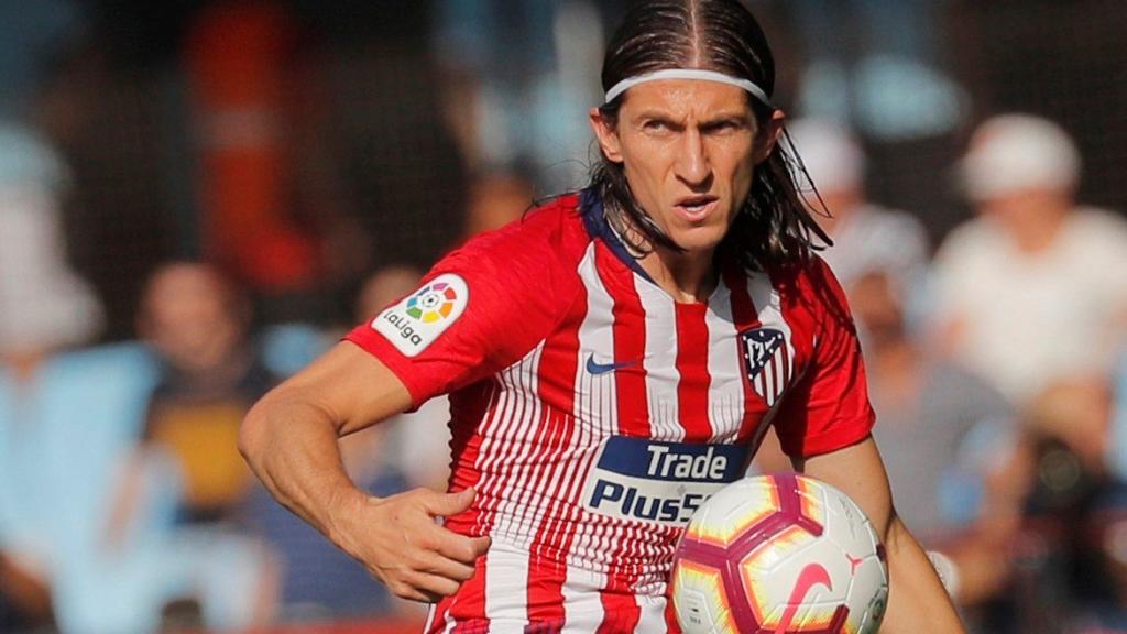 Filipe Luis, en el Celta - Atlético