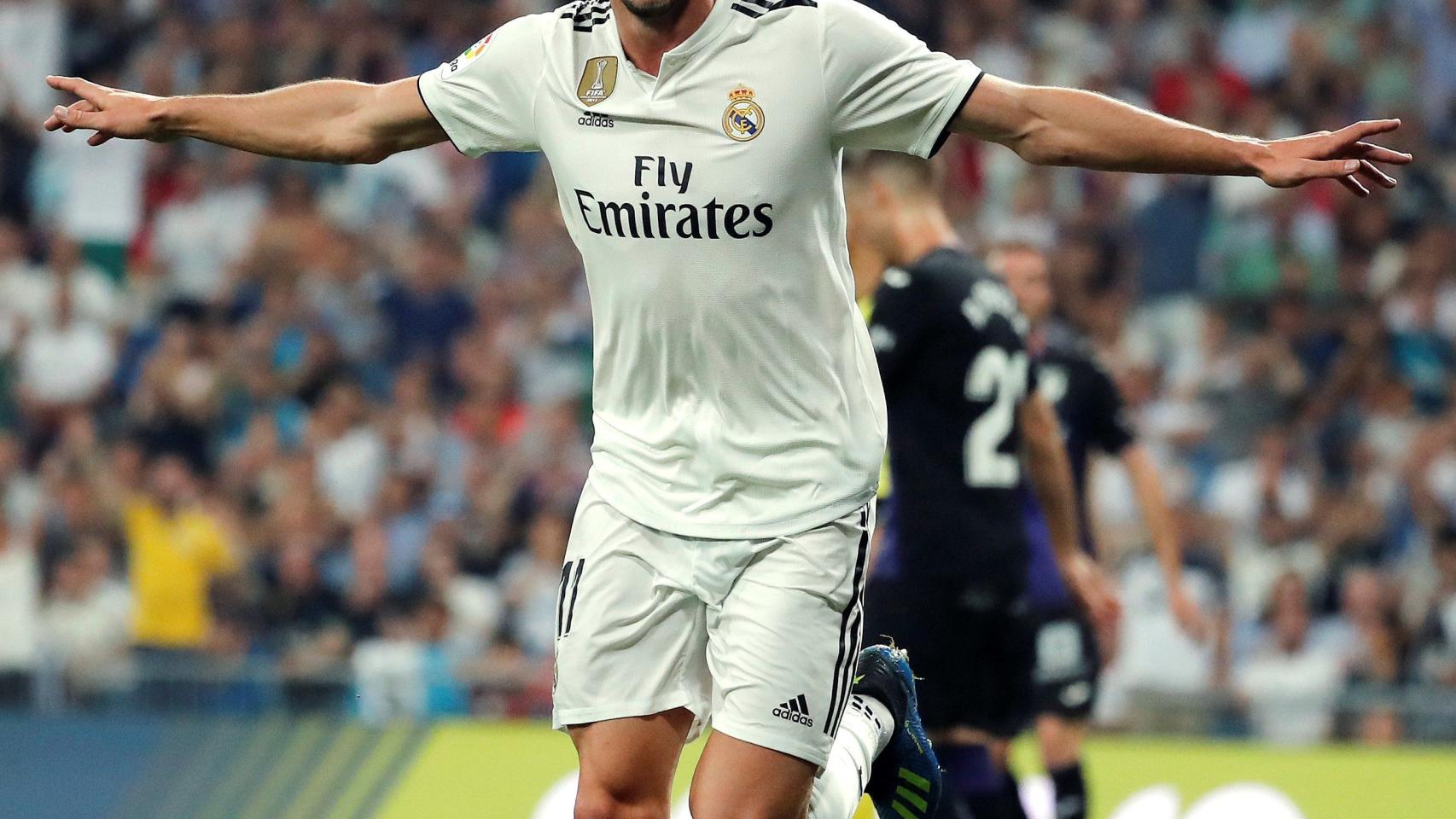 Gareth Bale celebra un gol