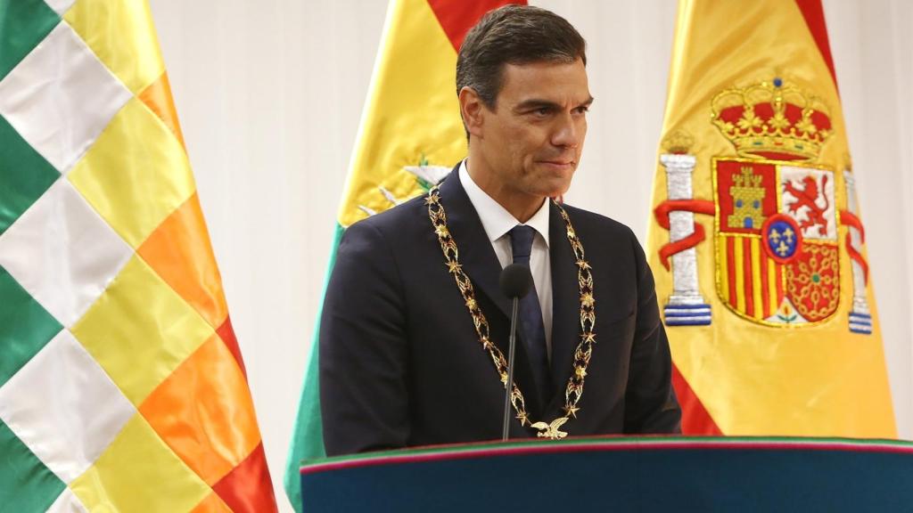 Pedro Sánchez, durante su gira latinoamericana. Foto: Europa Press