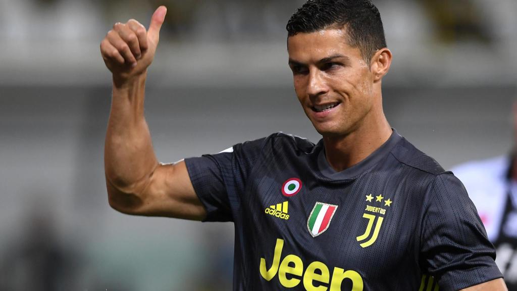 Cristiano Ronaldo, en un partido con la Juventus.