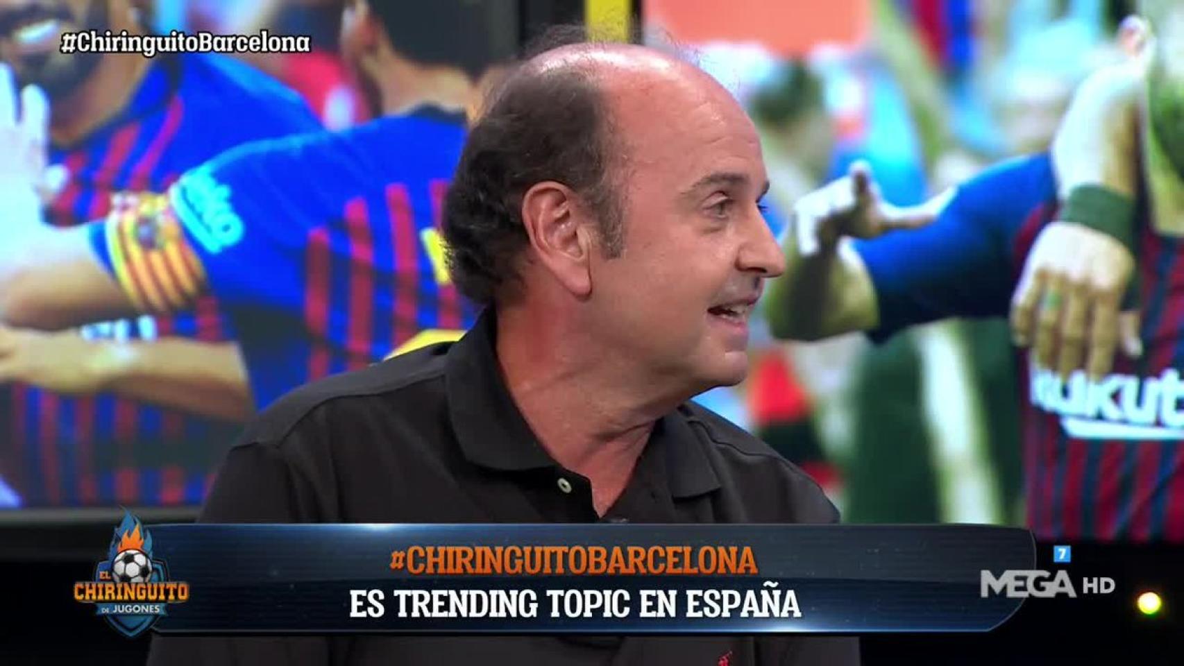 Juanma Rodríguez en El Chiringuito (@elchiringuitotv)