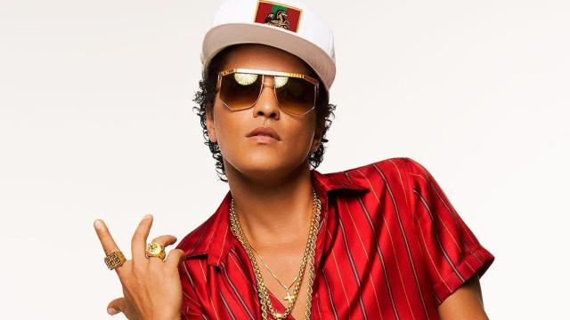 El cantante Bruno Mars.