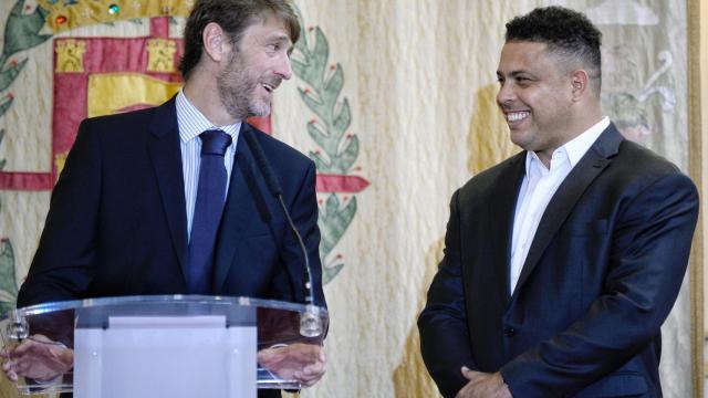 Ronaldo Nazario, presentado como máximo accionista del Valladolid