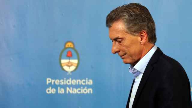 El presidente argentino, Mauricio Macri