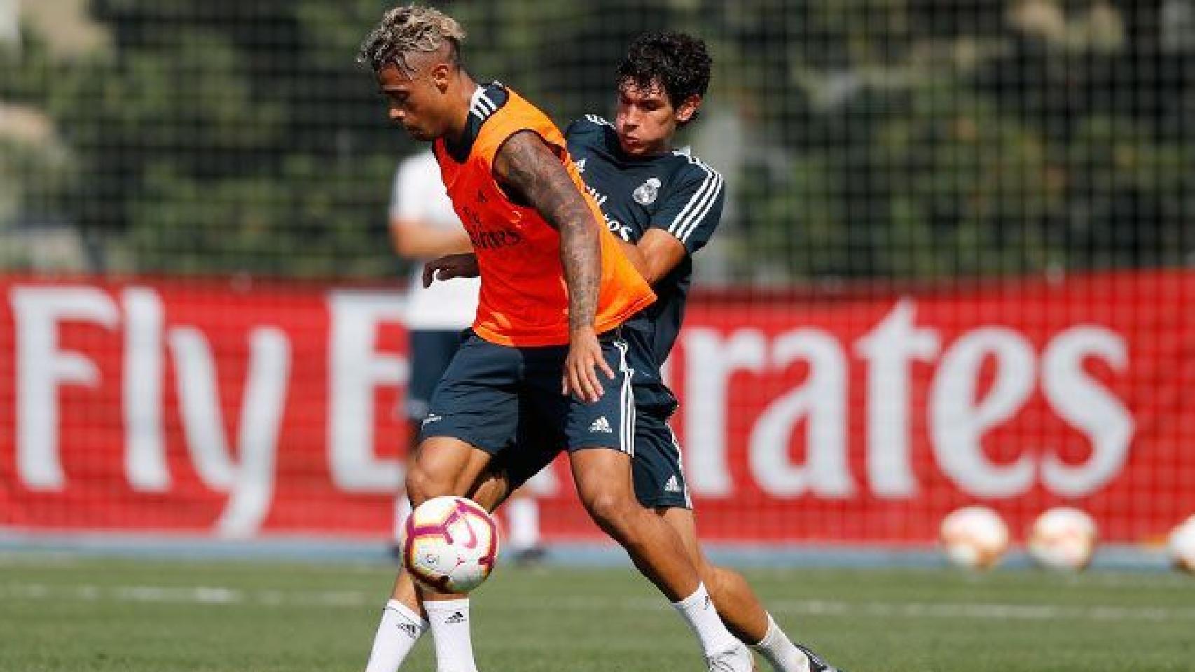 Mariano y Vallejo durante la sesión