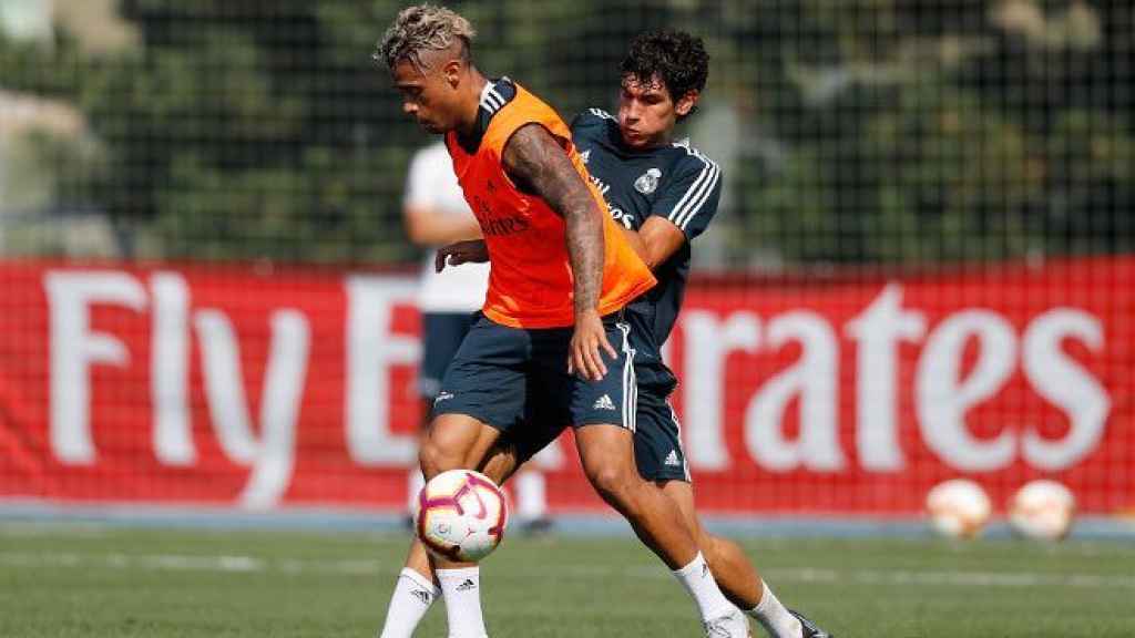 Mariano y Vallejo durante la sesión