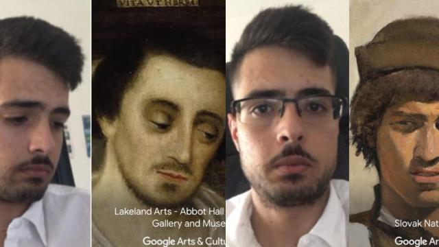 google art selfie ejemplos