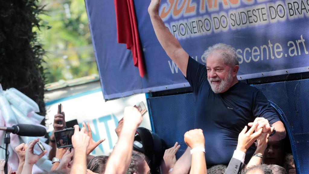 El expresidente brasileño, Lula Da Silva, en una imagen del pasado abril.