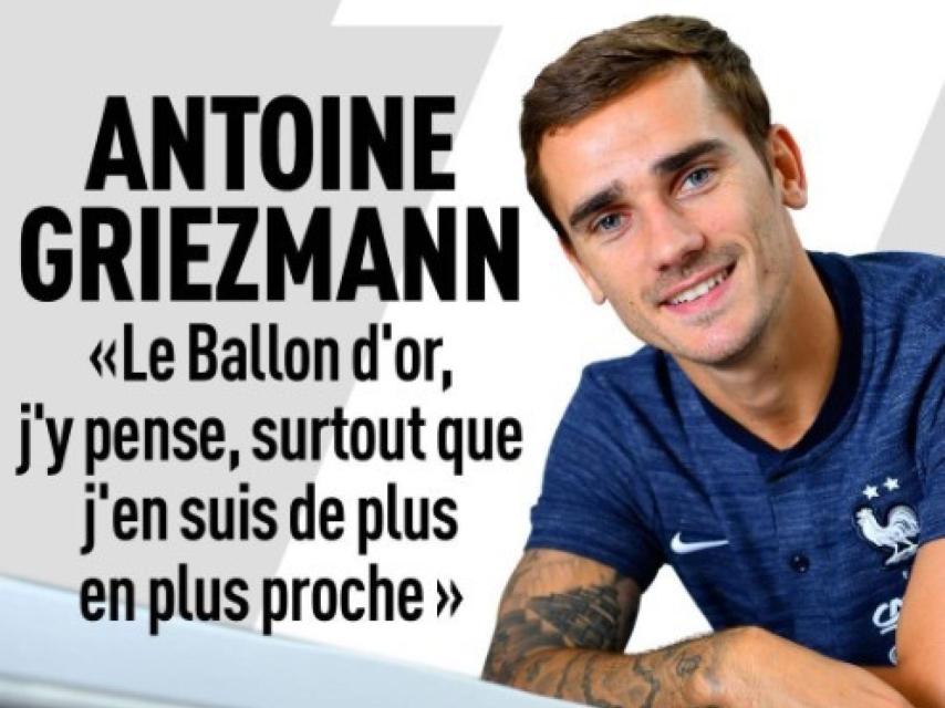 Griezmann piensa en el Balón de Oro.