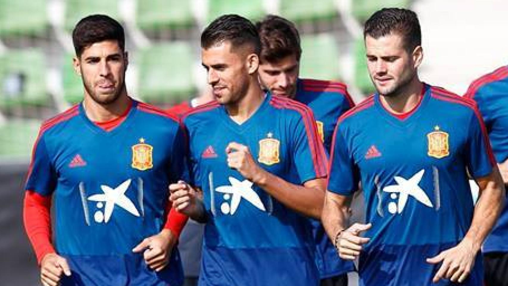 La Selección se entrena en Las Rozas. Foto: sefutbol.com