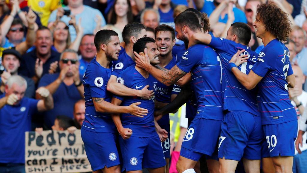 El Chelsea celebra un gol ante el Bournemouth.