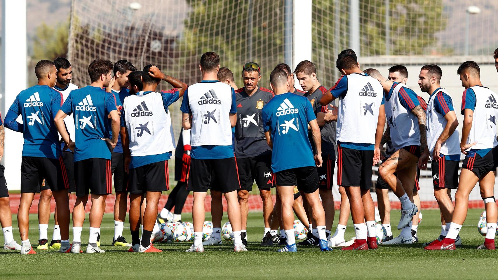 Entrenamiento de la Selección con Luis Enrique