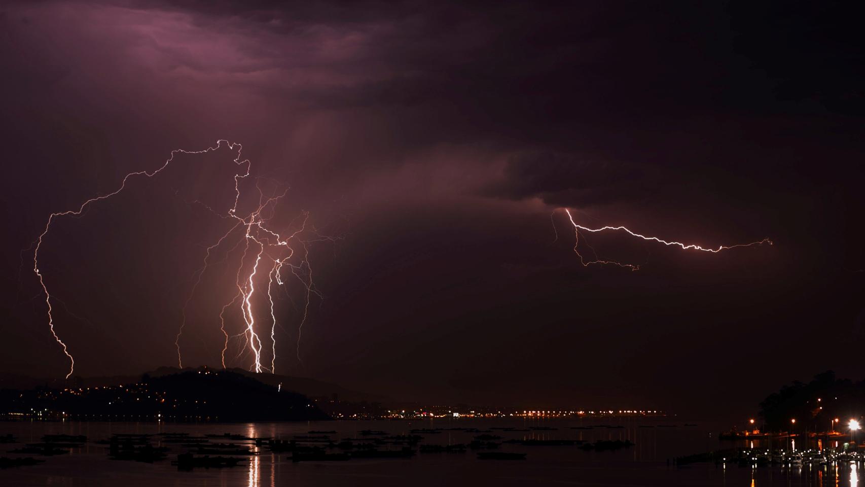 Más de 1.500 rayos cayeron en Lugo por las tormentas de la pasada madrugada