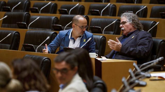 Joan Tardá este miércoles en el Congreso.