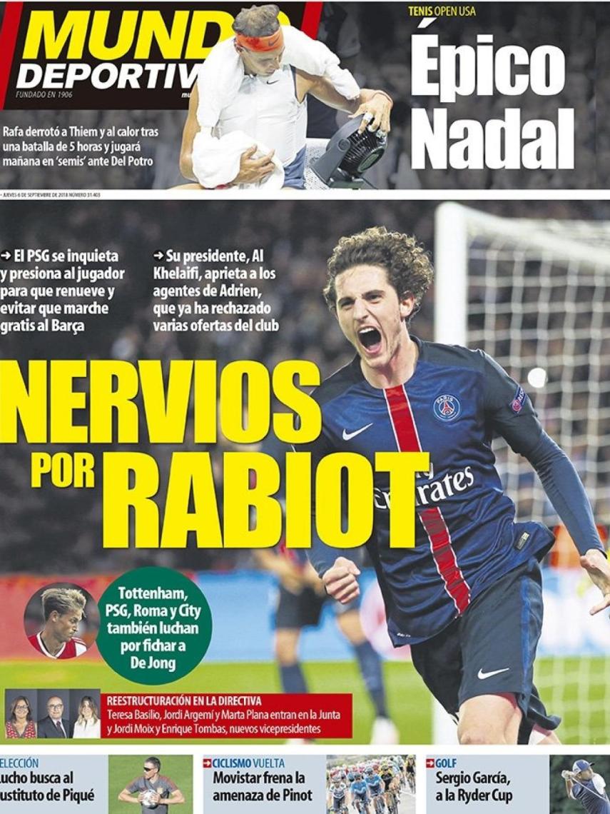 Portada Mundo Deportivo