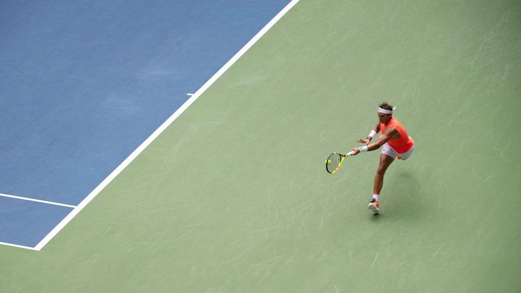 Nadal, durante un partido en esta edición del Abierto de los Estados Unidos.