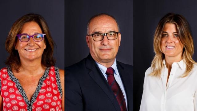 Teresa Basilio, Jordi Argemí y Marta Plana Drópez, los directivos que nombró el Barça.