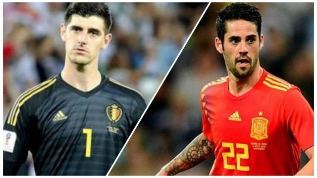 Courtois e Isco