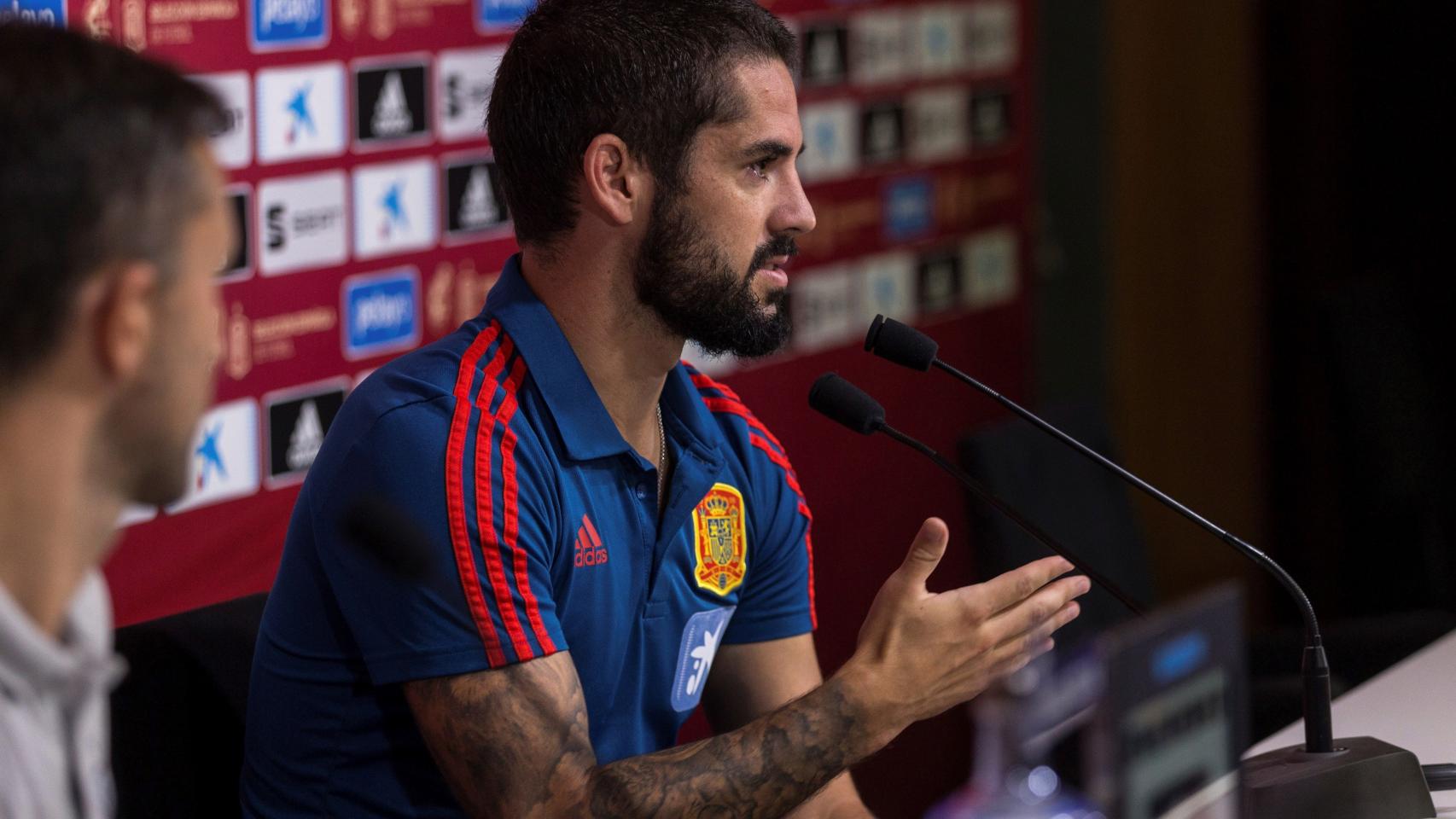 Rueda de prensa de Isco Alarcón