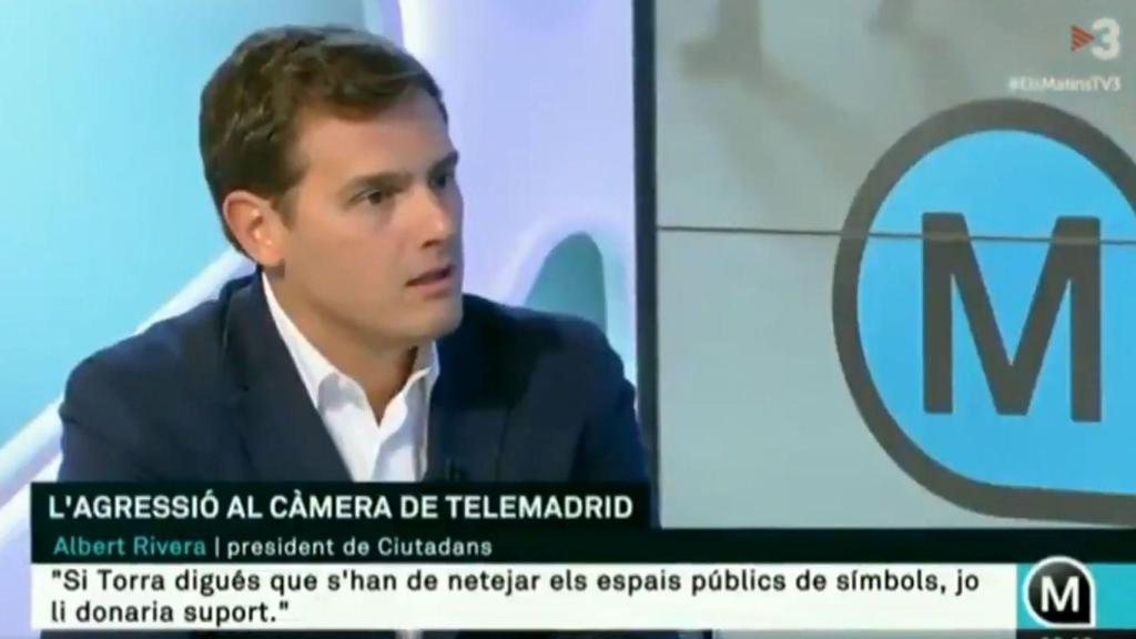 Albert Rivera en 'Els Matins'.