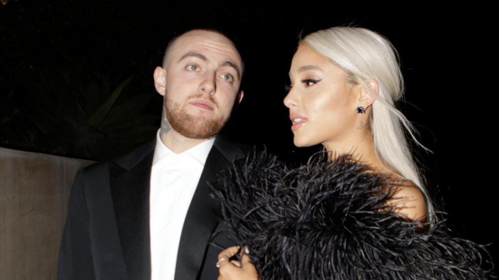 Mac Miller junto a Ariana Grande.