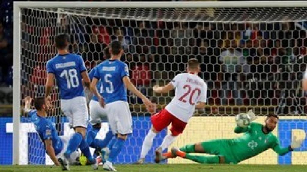 Las mejores imágenes del Italia - Polonia de la UEFA Nations League