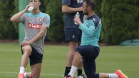 Beto y Cristiano entrenan con Portugal