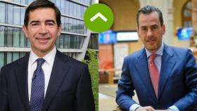 COMO LEONES:  Carlos Torres (BBVA) y Juan Arrizabalaga (Globalia)