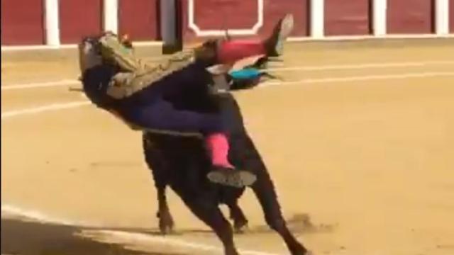 Impresionante cogida de Padilla