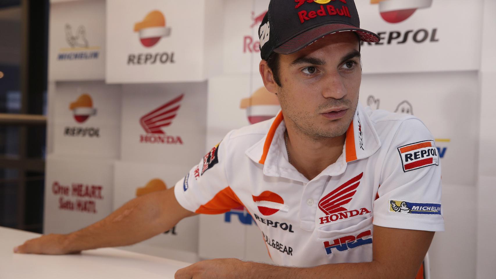 Dani Pedrosa, durante la entrevista con EL ESPAÑOL.