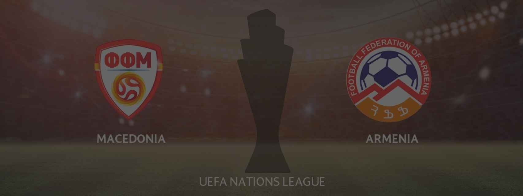 Macedonia - Armenia, UEFA Nations League
