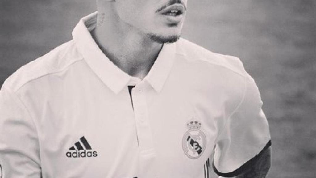 Cristian Cedrés jugando con el Castilla. Foto: Instagram (@cristiancedres20)