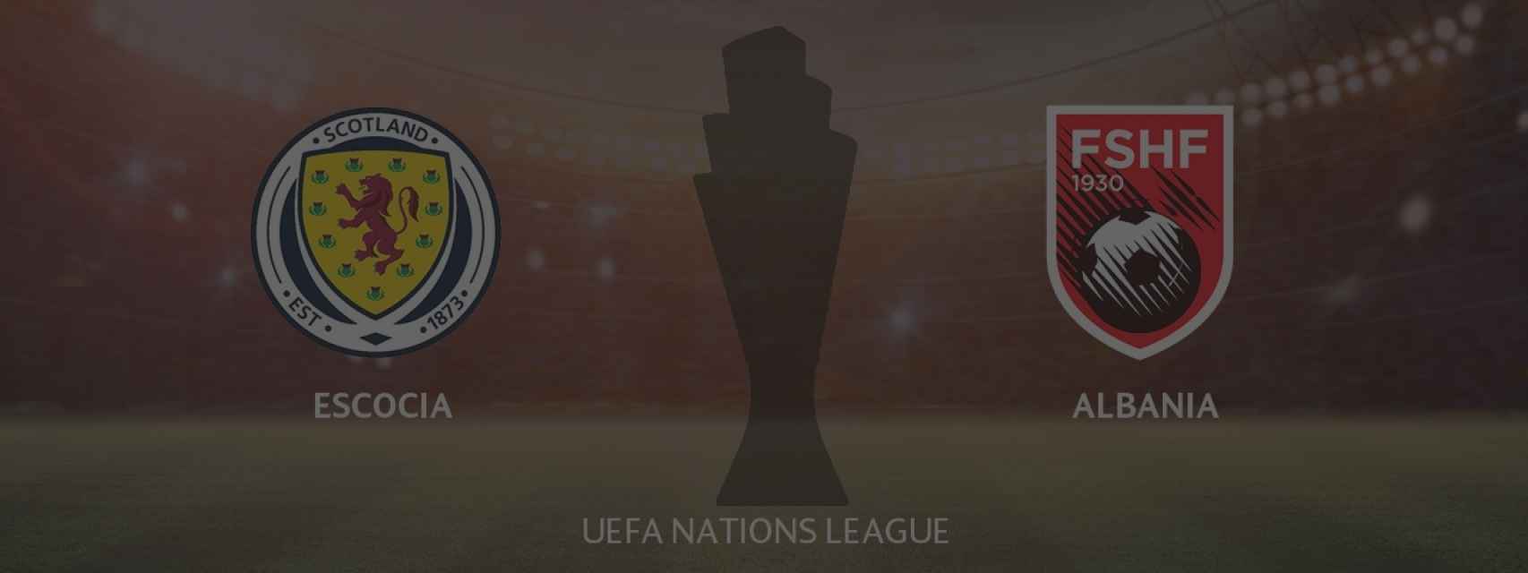 Escocia - Albania, UEFA Nations League