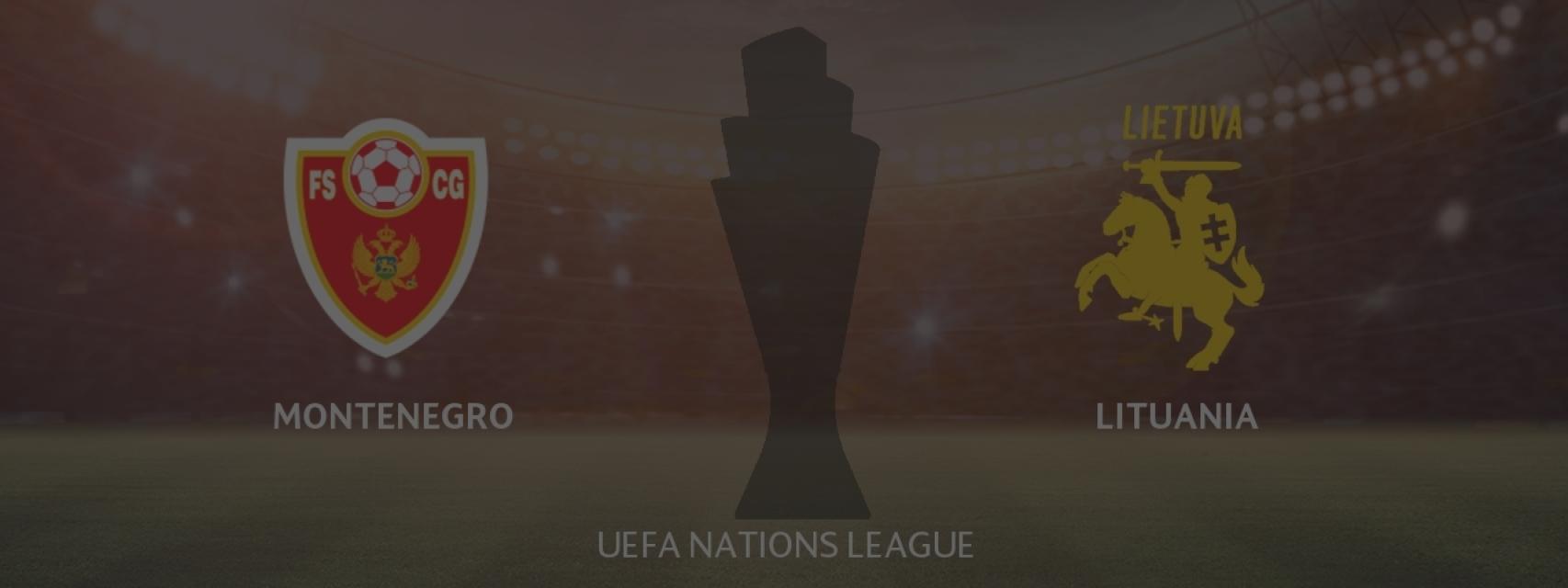 Montenegro - Lituania, UEFA Nations League
