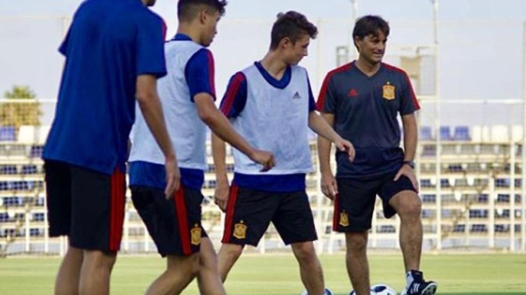 Julen Guerrero entrenando en Las Rozas. Foto: Instagram (@8julenguerrero)