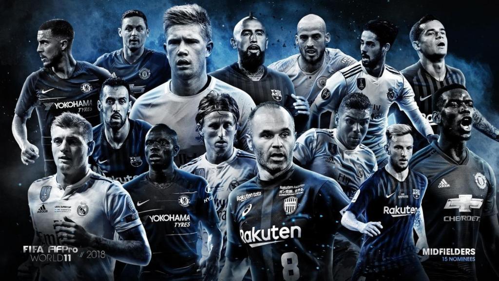 Modric, Kroos, Casemiro e Isco, entre los centrocampistas nominados al FIFPro