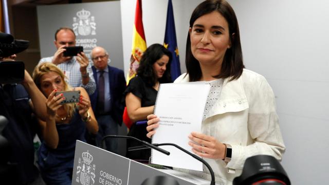 La ya exministra Carmen Montón.