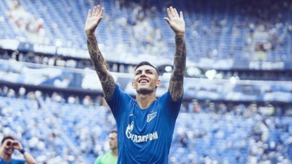 Leandro Paredes en un partido con el Zenit. Foto: Instagram (@leoparedes_official)