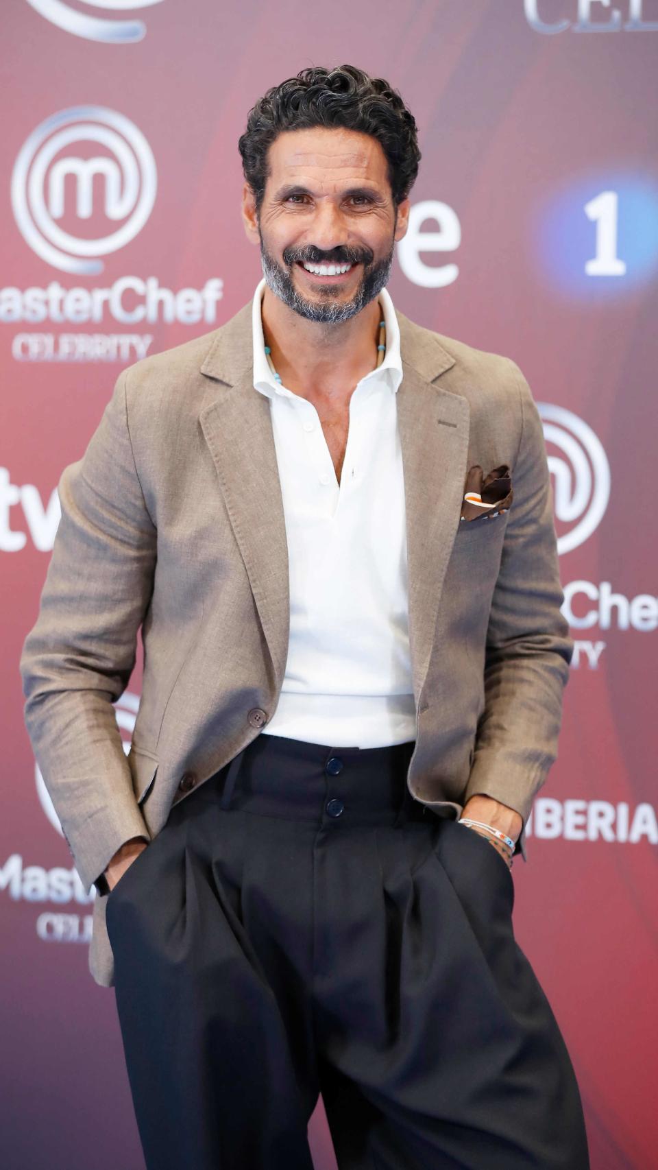 Óscar Higares en la presentación de 'MasterChef Celebrity'.