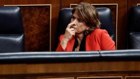 La ministra de Justicia, Dolores Delgado, recientemente en el Congreso de los Diputados.