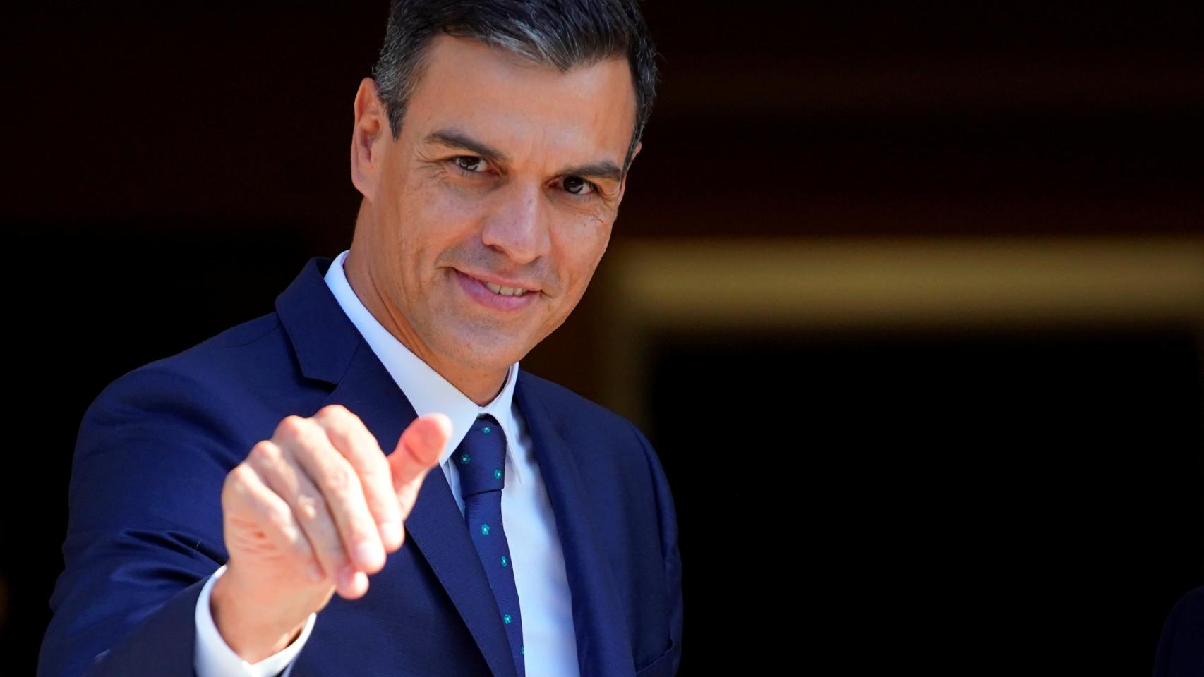 Pedro Sánchez, en una imagen de este jueves en la Moncloa