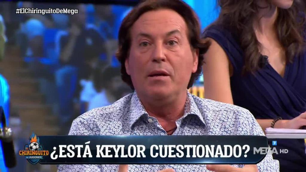 Pipi Estrada en El Chiringuito. Foto: Twitter. (@elchiringuitotv)