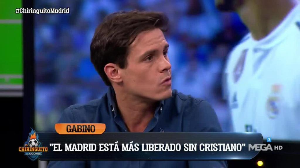 Edu Aguirre en El Chiringuito. Foto: Twitter. (@elchiringuitotv)