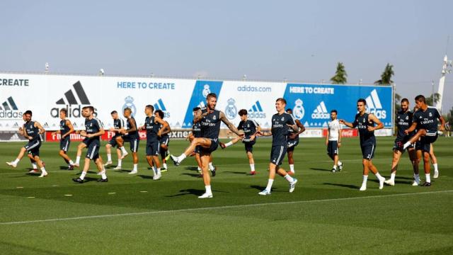 Entrenamiento del Real Madrid