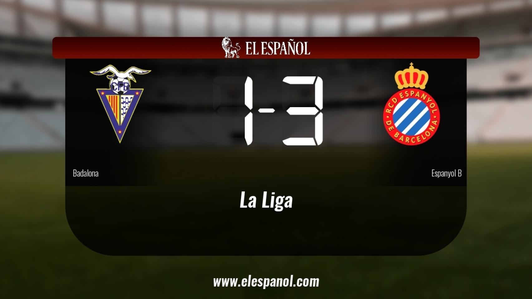 El Espanyol B se lleva la victoria a casa