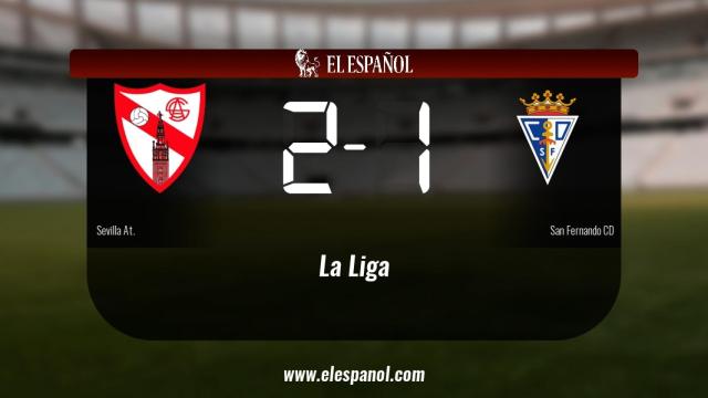 El Sevilla At. ganó en su estadio al San Fernando