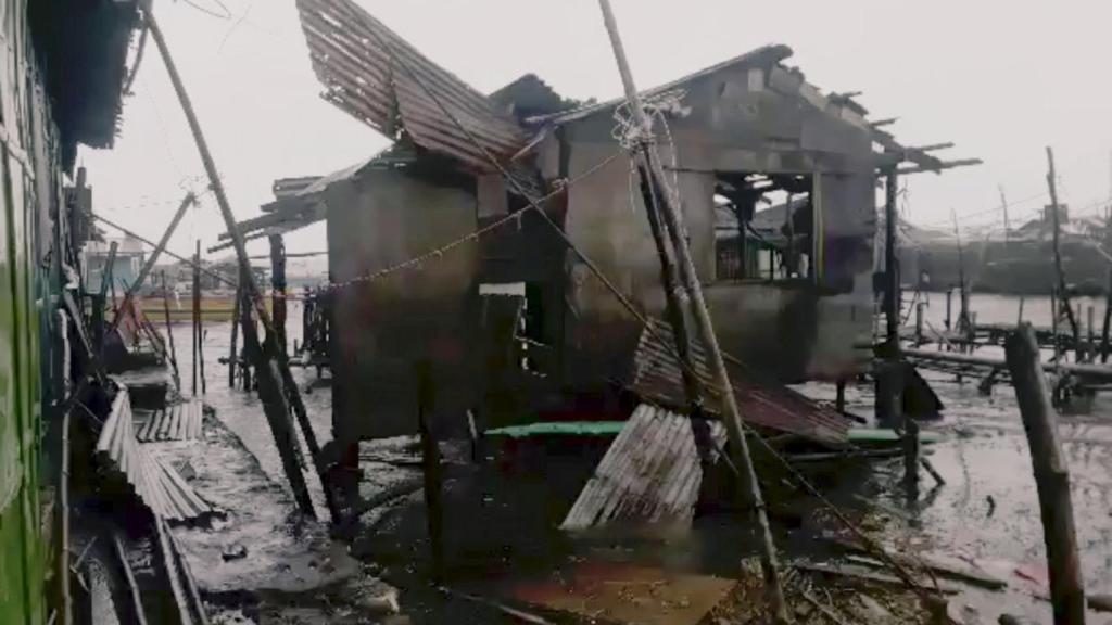 Consecuencias del tifón Mangkhut.